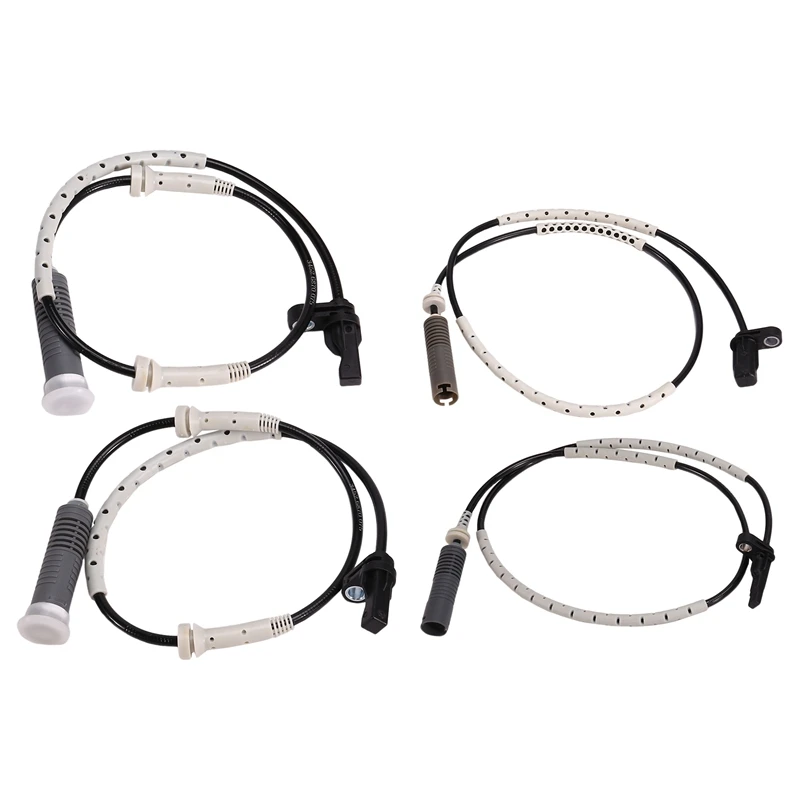 4Pcs Car Front & Rear ABS Wheel Speed Sensor For BMW E82 128I E90 328I 34526760424 34526760425 34526762476 34526870075