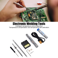 Electric Portable Soldering Iron Kit Mini Intelligent Digital Display SI012 with T12‑B2+TS‑K Tip Electronic Welding Tools