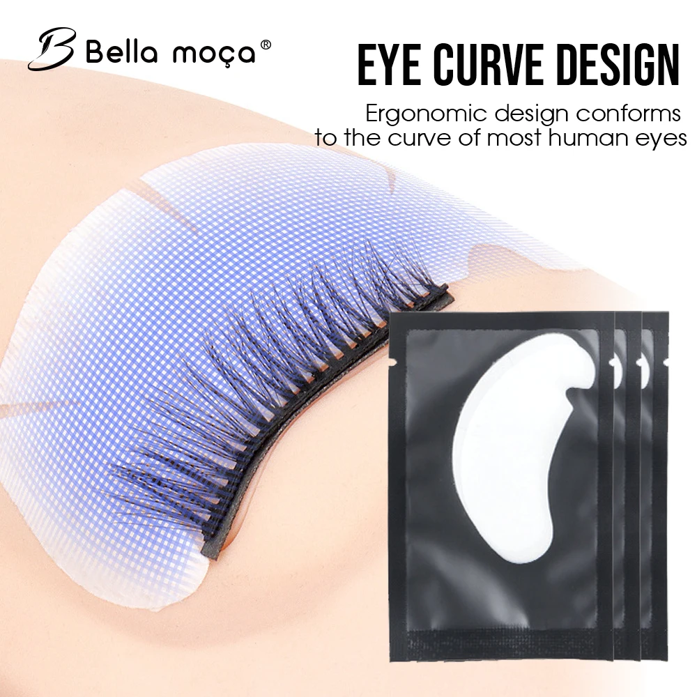 Toppe per occhi stile U per estensione ciglia 100 pezzi sotto i cuscinetti per occhi Trucco ciglia Patch punta stickkeads per forniture per estensione ciglia