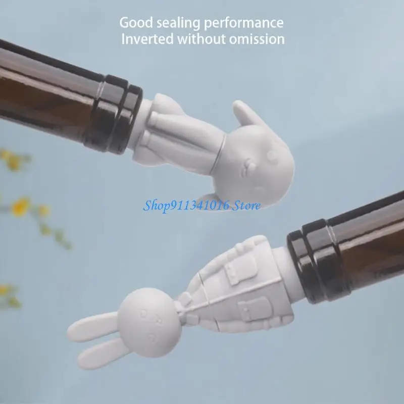  Essential Party Cartoon Wine Stopper Maintain Freshnesses After Opening Bottles