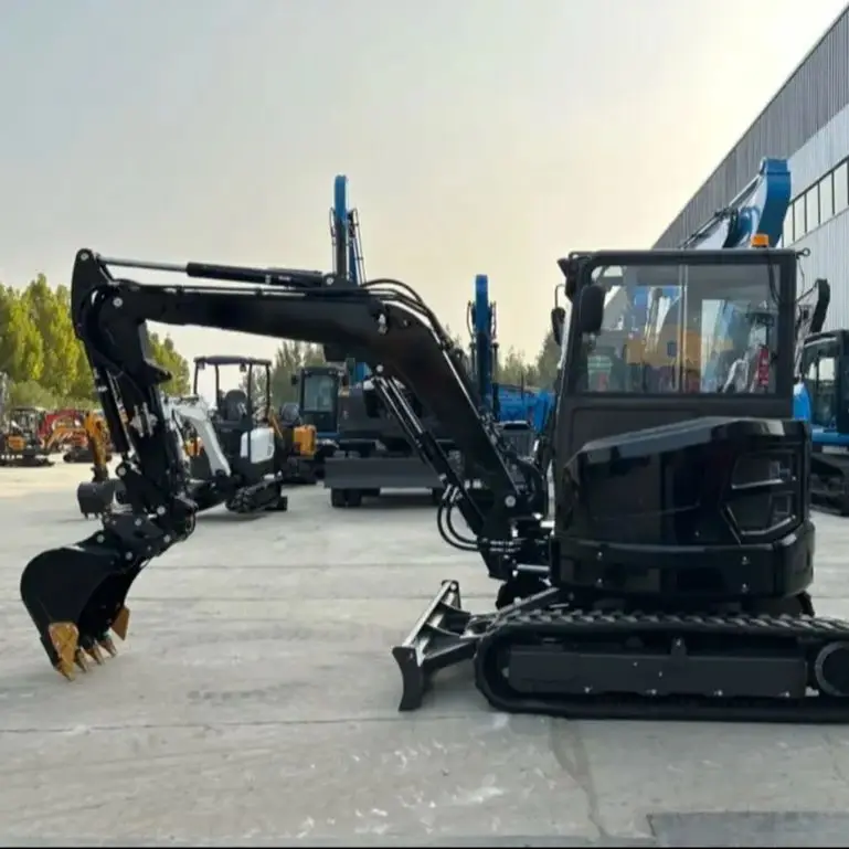 حفارة قابلة للقطر 3.5 طن عالية الجودة مخصصة مع كابينة مريحة وموصل هيدروليكي فعال #1