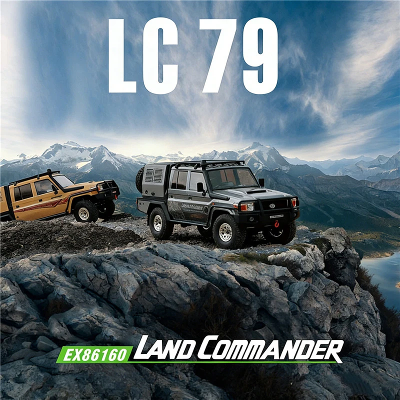 RGT EX86160 1:10 Remote Control Climbing Vehicle LC79 Commander Simulation Off Road Car RC Model Vehicle