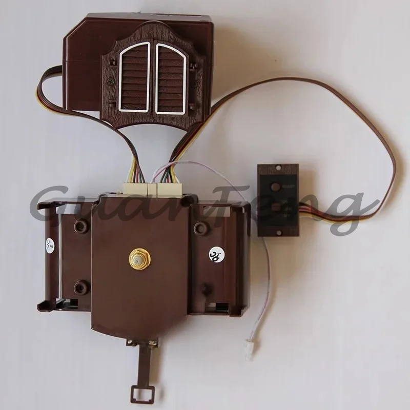 

Movement Cuckoo Clock Wall Accessories Light Control on The Hour Bird Time