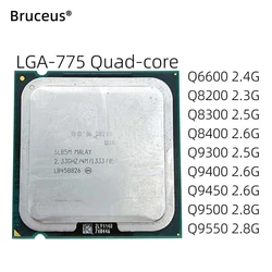 Core 2 Quad procesador Socket LGA 775 CPU Q6600 Q8200 Q8300 Q8400 Q9300 Q9400 Q9500 Q9550 Q9505 Q9650