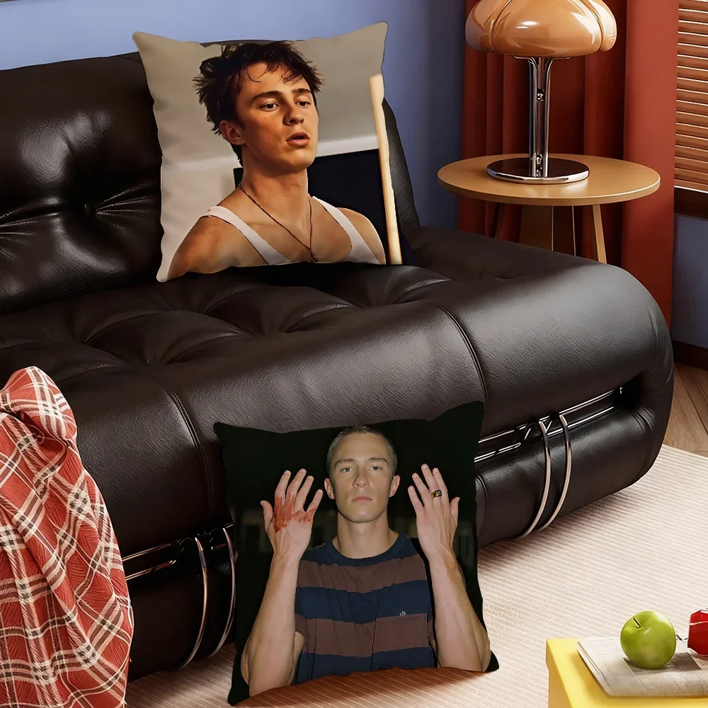 Rafe Cameron Actor D-Drew Starkey cushion cover Soft Smooth Pillow Case Hidden Zipper Washable Decorative Couch Office Gift
