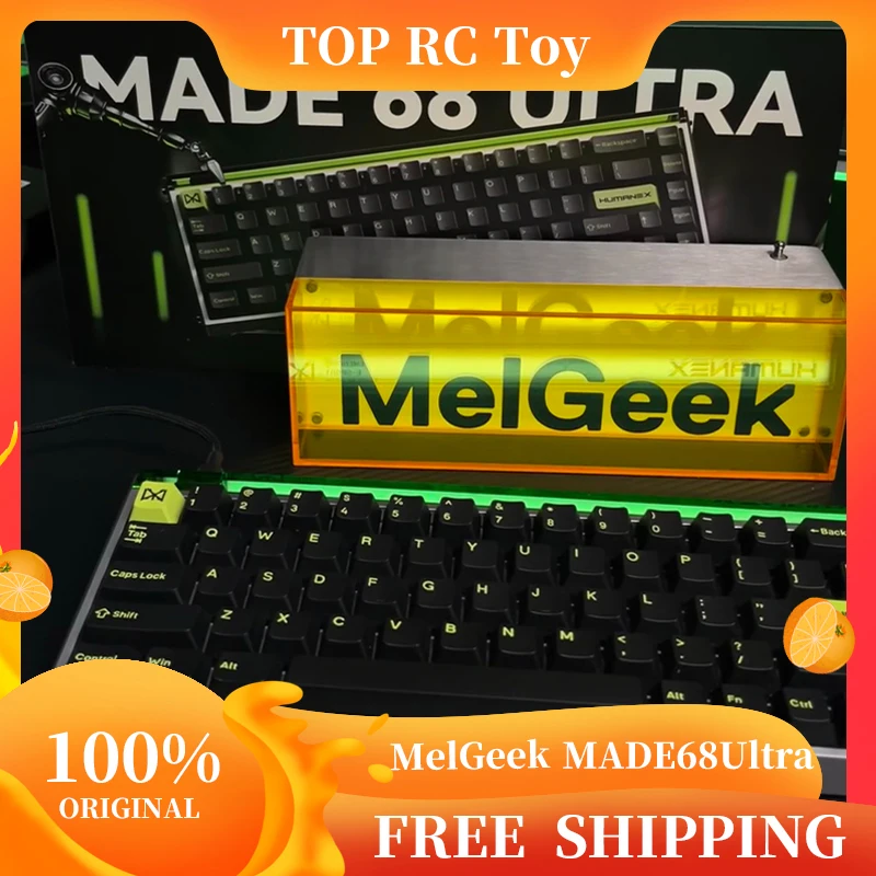 

MelGeek MADE68 ультра-алюминиевый магнитный переключатель, механическая игровая клавиатура, индивидуальная 0,01RT, двойная скорость 8 К, 0,125 мс, задержка, игра для ПК