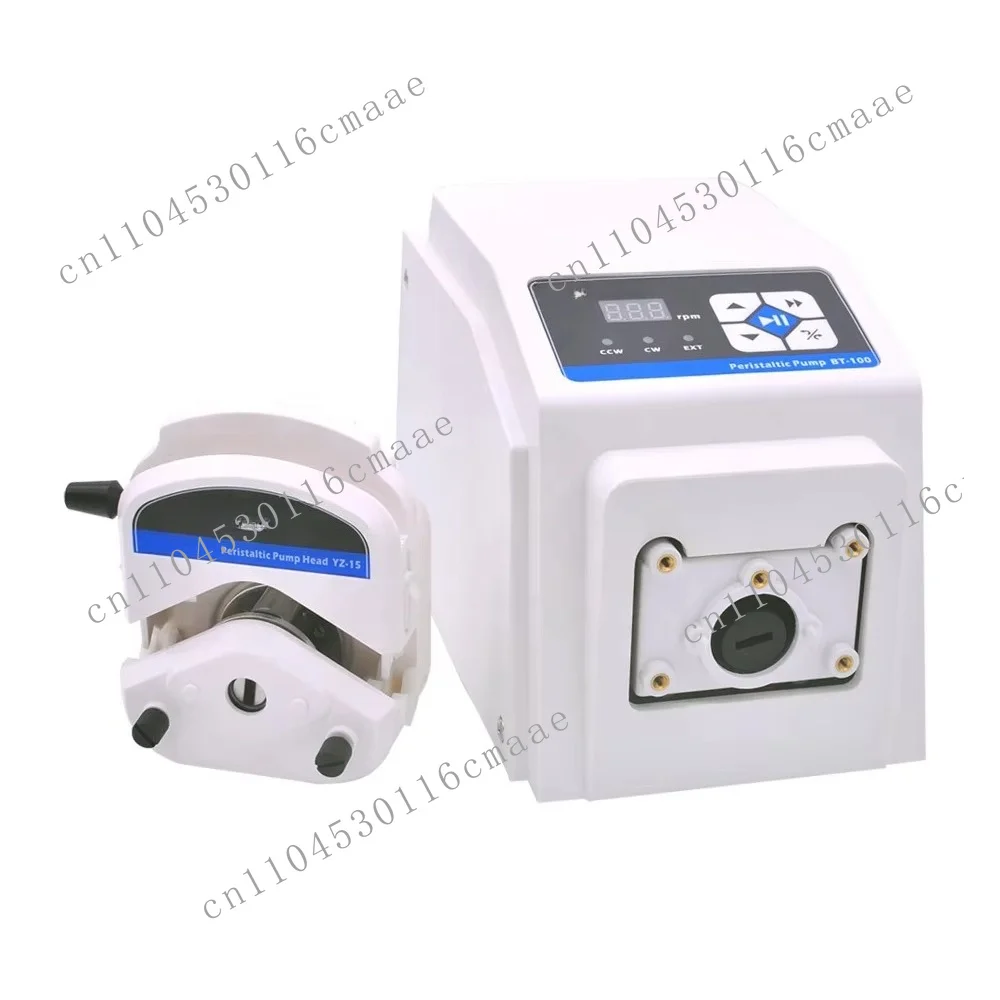 INTLLAB Peristaltic Pump BT100J/YZ15 Step Motor 110-240V - High Flow Rate, Quiet & Durable, Ideal for Lab & Aquarium Dosing