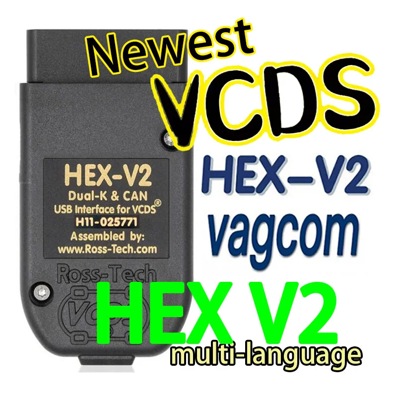 

VCDS Инструменты сканирования OBD2 Кабель HEX-V2 VAGCOM Инструменты для диагностики автомобилей и программирования и кодирования Автомобильный адаптер Кабельный разъем для сканирования