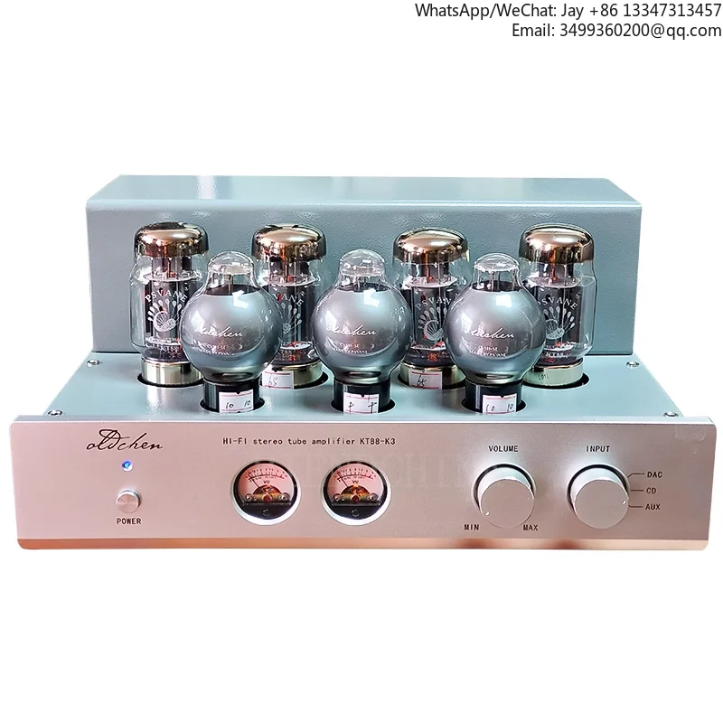 

Ламповый усилитель Laochen KT88-K3 HiFi, аудиофильский, push-pull, класс А, ручной работы, 45Вт*2/8Ом