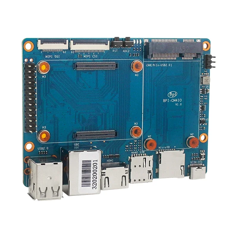 Kép 7: Banán Pi BPI-CM4 amlogic A311D 4 X kart cortex-a73 2 X kart cortex-a53 CPU 4G LPDDR4 16G emmc Efféle kelt  Málna Pi CM4