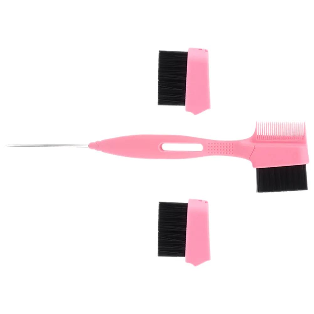 

Набор из 1 портативной щеточки-расчески для бровей из безопасного материала, двусторонняя, сменная, для женщин, инструмент для укладки волос и макияжа