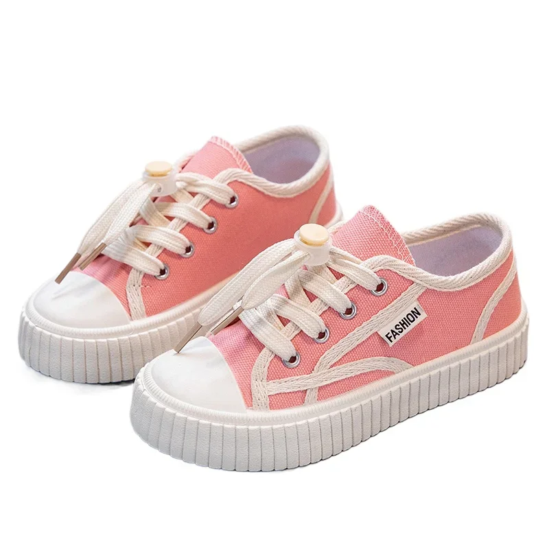 

Детская парусиновая обувь, весенне-осенняя белая обувь с вышивкой для мальчиков и девочек, розовая мягкая нескользящая детская повседневная обувь
