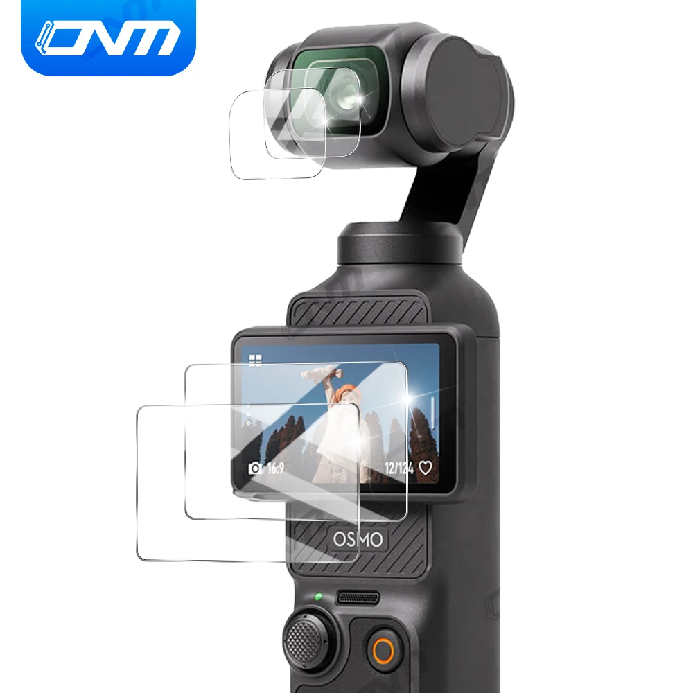 DJI OSMO 액션 카메라용 렌즈 보호 유리 필름 짐벌 커버, 포켓 3 스크린 보호대 액세서리