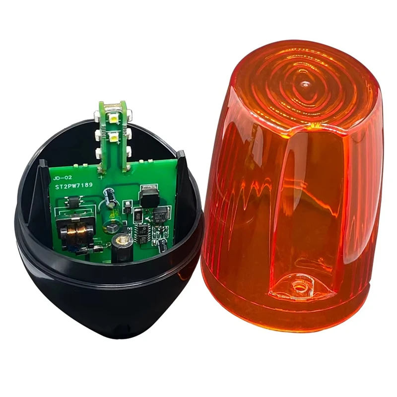 AC DC 12-265V LED Gate Flashing Light Lamp Alarms Lamp for Swing Sliding Gate/Barrier Gate Signal Strobe Flashing Lamp-A50M