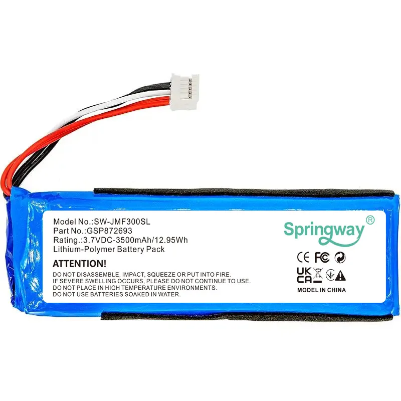 

Original Battery For JBL Flip 3 Flip3 3500mAh GSP872693 Player Speaker Rechargeable Battery
