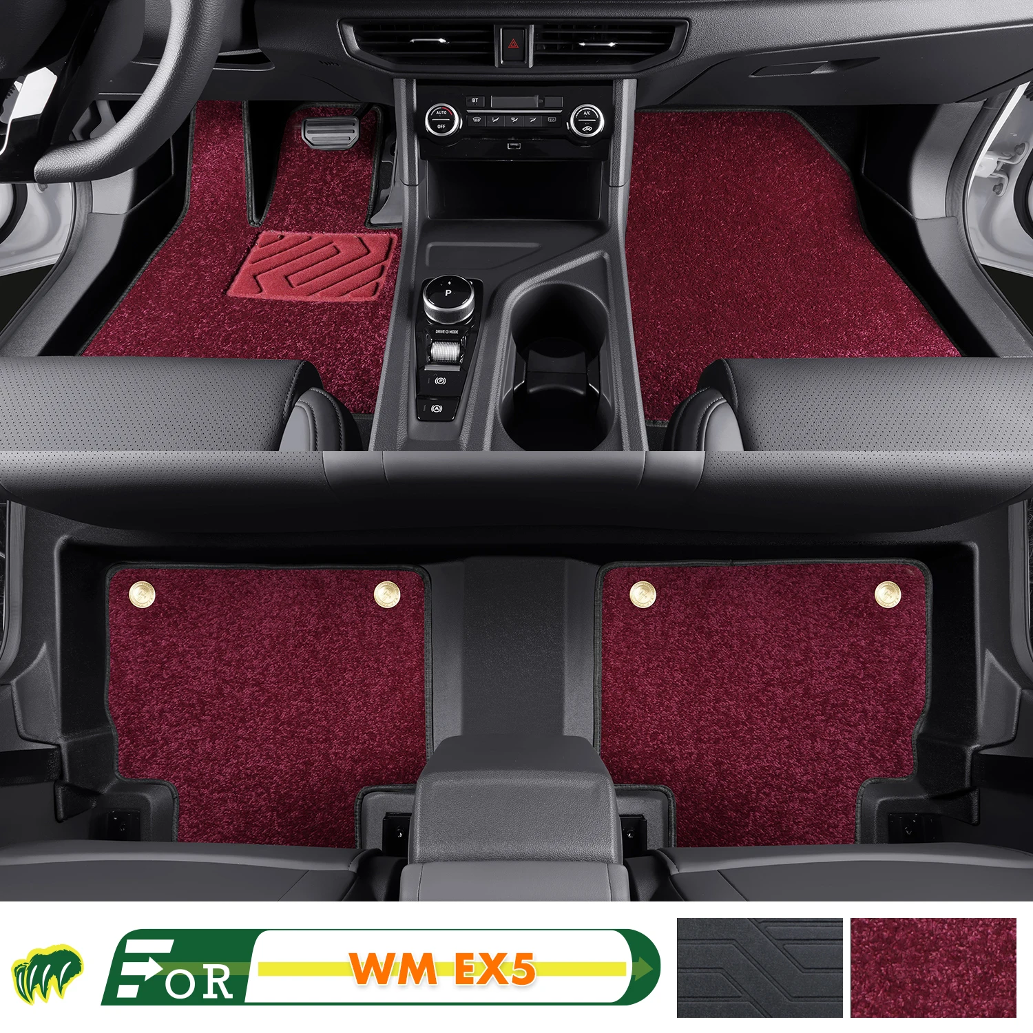 

Left-hand Drive Car Floor Mat For WM EX5 2018-2022 Full Surround Foot Mat Automotive Floor Mat Interior Floor Liner