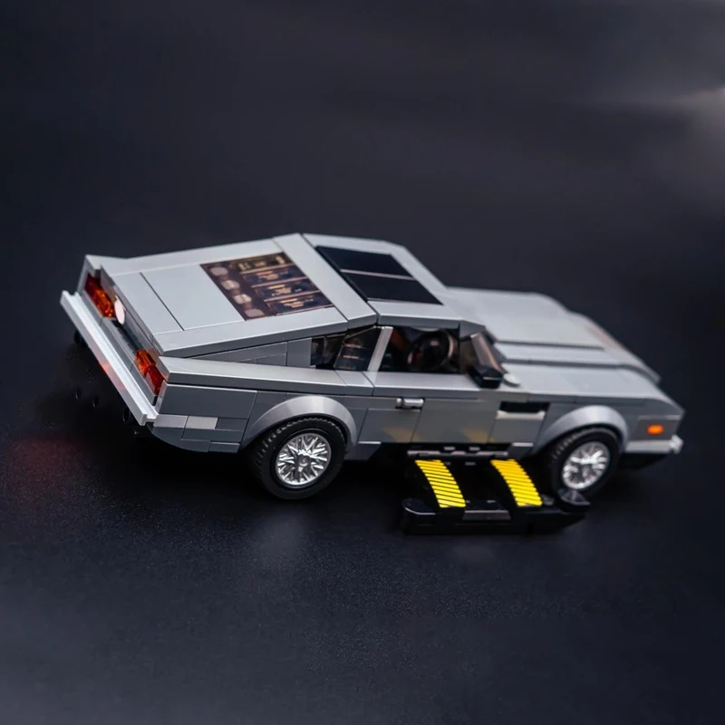 Speed Racing Car City Car Model MOC Building Bricks Retro Racing Modular Technology Gifts Holiday Assemble Suit Toys Display