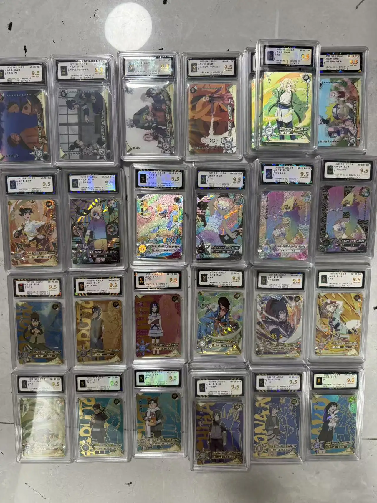 KAYOU Naruto Card ZR SLR HR 9.5 بطاقات متدرجة بطاقات تصنيف نادر Tsunade Haruno بطاقة قابلة للجمع لعبة الصبي هدية #1