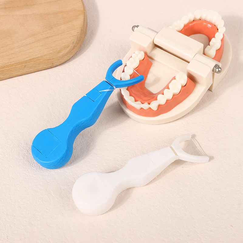 

1 Pcs Dental Floss Holder Aid Oral Picks Rack Teeth Care Interdental Cleaning Breath Fresh Tool