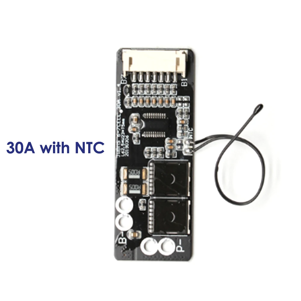 6S /7S 30A/50A BMS Board with NTC for 3.7V Ternary Lithium Battery Protection aeromodelling vacuum cleaner moped car washing mac