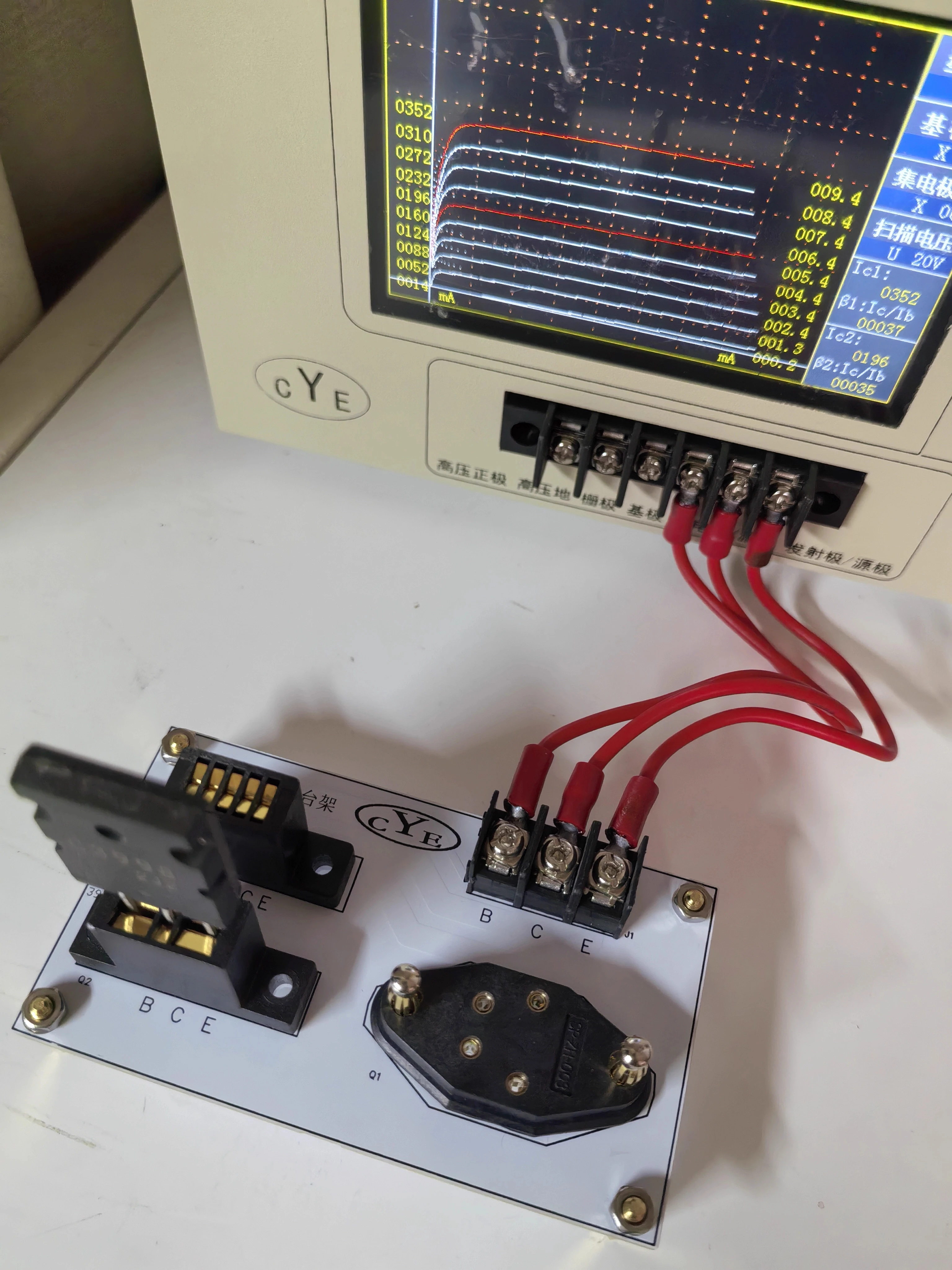 New Transistor Illustration Instrument Characteristic Curve Tester Collector Current 20A max IGBT FET