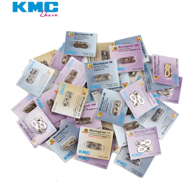 KMC original MTB Bicycle Chain Link Missing Link 6/7/8/9/10/11 speed one pair for Shimano Gold Silver