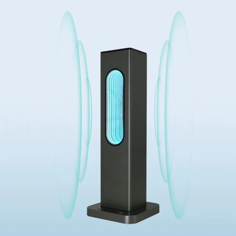 Waterless Scent Diffuser Button APP Control Aluminum Alloy Cold Air Diffusion Scent Machine With Prismatic Lighting Effect