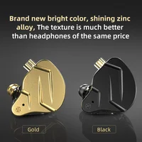 KZ ZSN Pro X Auriculares intrauditivos con doble controlador 1BA 1DD Auriculares con cable Auriculares deportivos HiFi para juegos