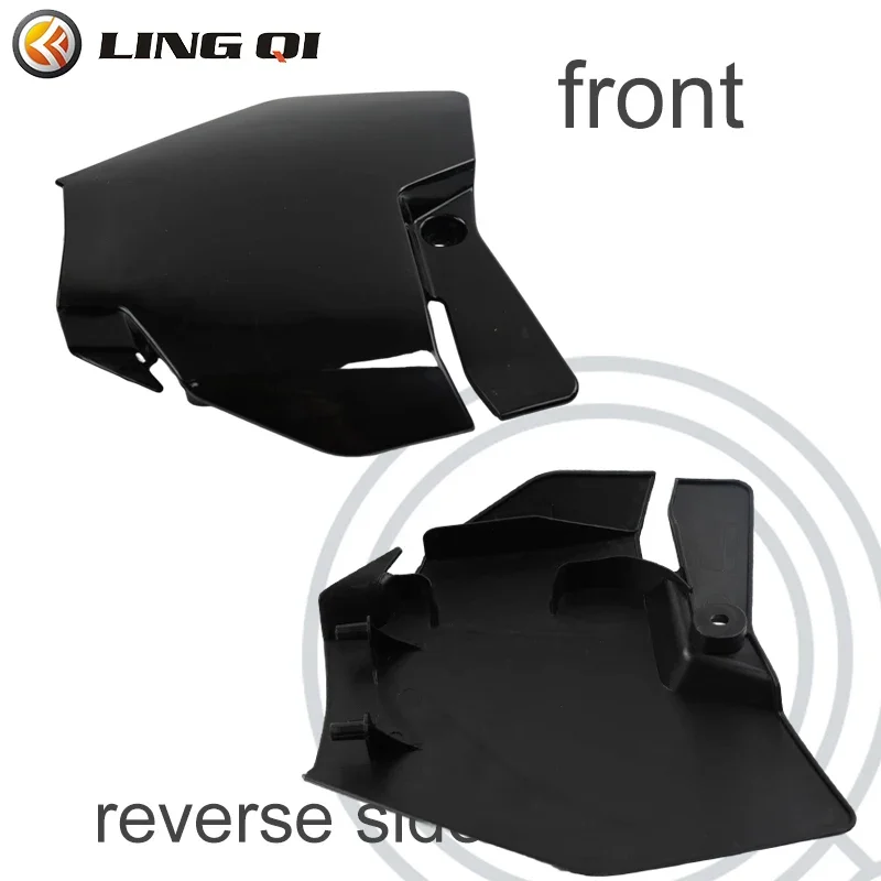 LINGQI RACING Motorcycle KT 65 Front Number Plate Plastic Dust Fender Cover For KT65 Motocross Dirt Pit Bike Accessories