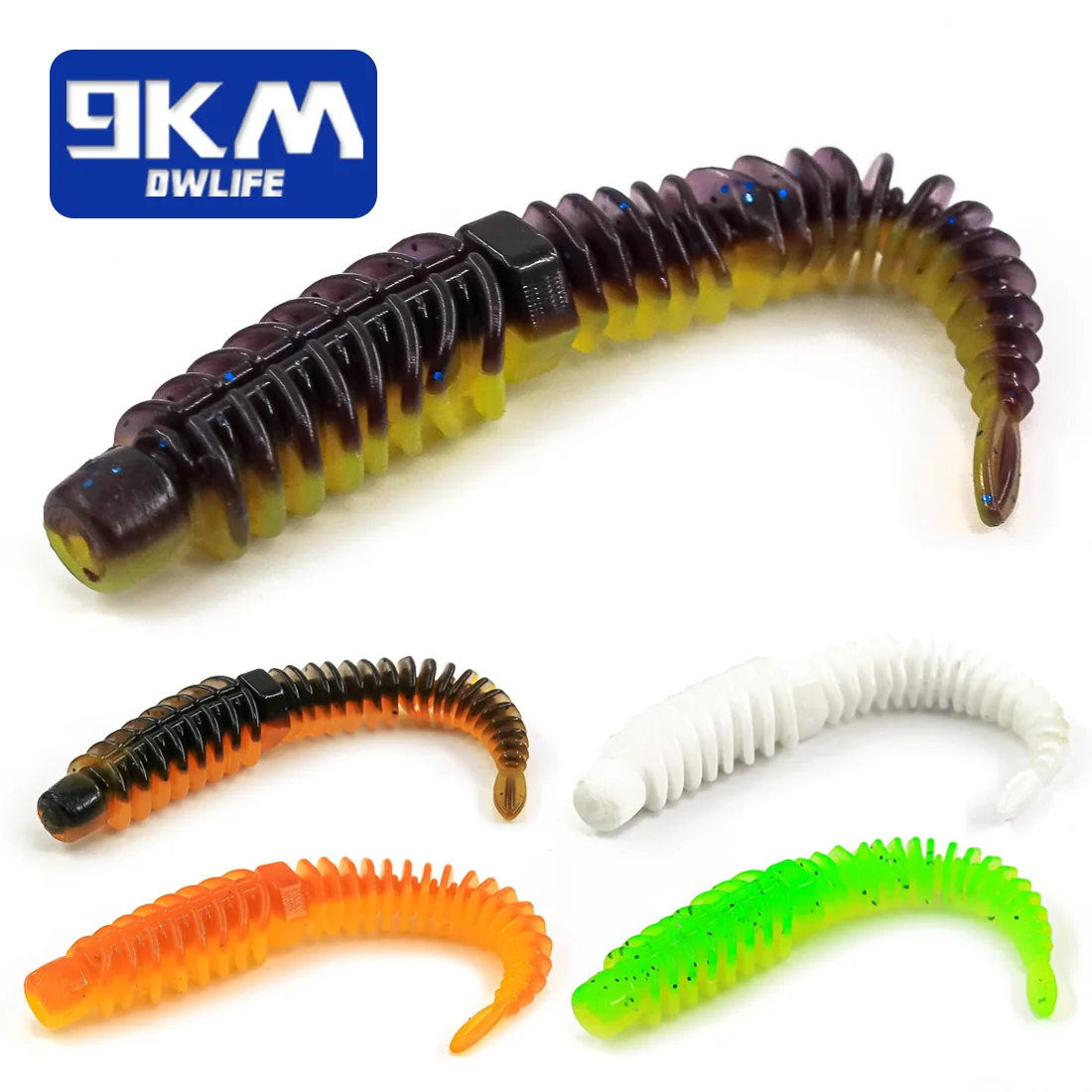 Soft Plastic Fishing Lure Trout Bass Worm Baits Jigging Wobbler Fishing Lure Swimbaits for Ned Rig Hook Saltwater Fishing Tackle