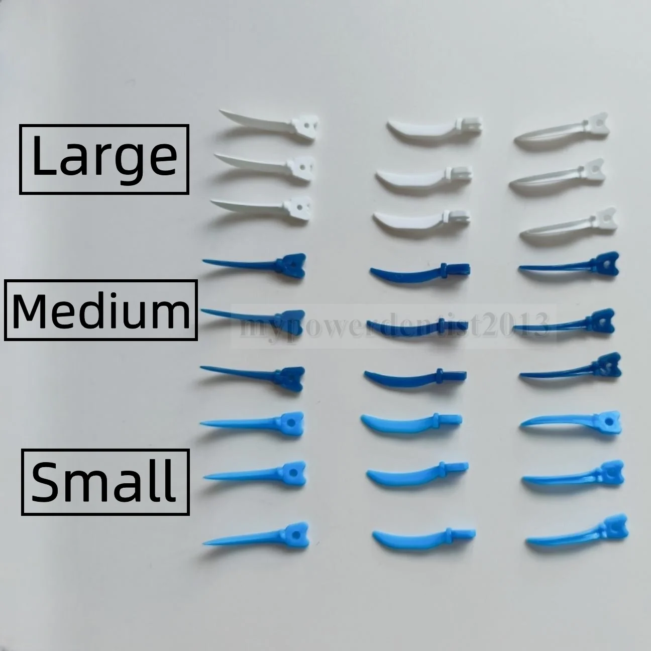 10Boxes L/M/S Dental TULWAR WEDGES R6 Style Diastema Matrix System Refill Wedg