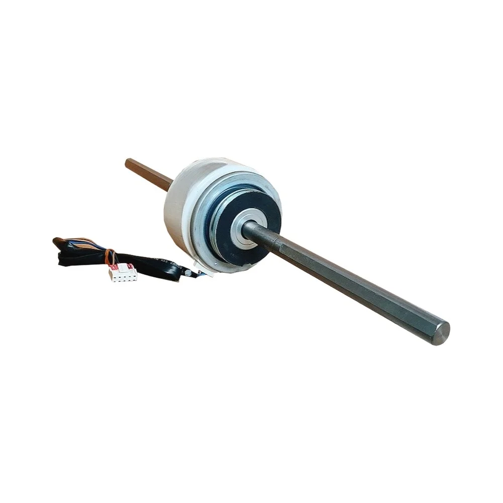 Air Conditioner Motor White Indoor Fan Motor Brushless DC Technology Energy Efficient Operation Metal Construction