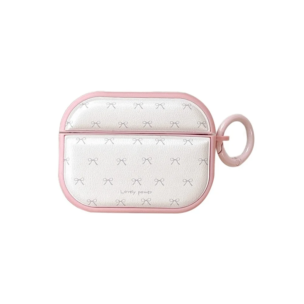 

[Ruijian] ins girl powder cute bow apple 1 bluetooth 2 generation suitable bulging headphone case AirPods 3 women's