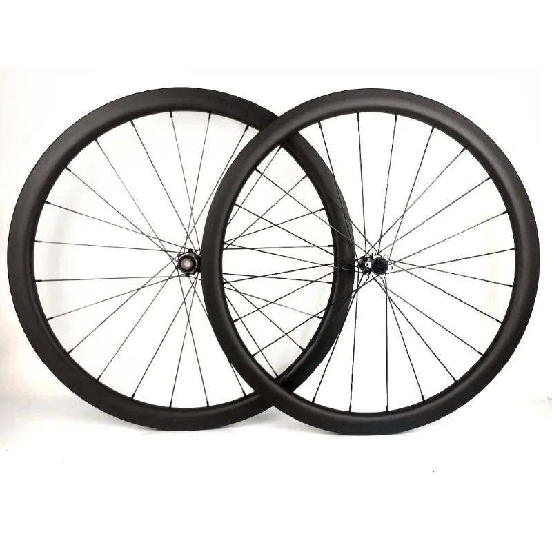 

700C Wheelset Road Disc Barke Wheelset 38mm Depth Tubeless Rims 25mm Carbon Rueda Bicicleta Disc Roda Carbono Bike Component