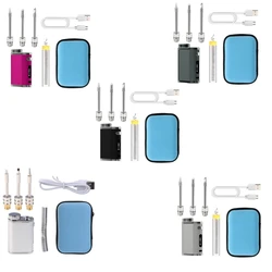 1-75w Battery Soldering Iron Wireless Portable Rechargeable Soldering Iron 1 Set Dropship