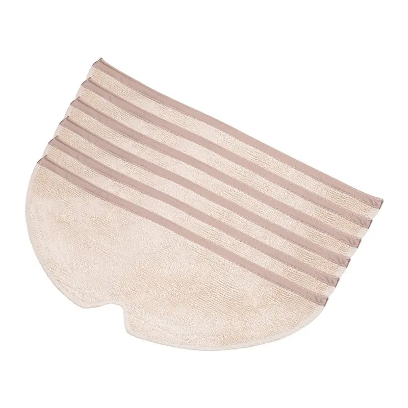 NEW HOT In Stock-6Pcs Mop Cloths Replacement For Roborock S5 Max S6 Pure S6 Max S5 S51 S50 S55 E25 E35 Robot Vacuum Clean