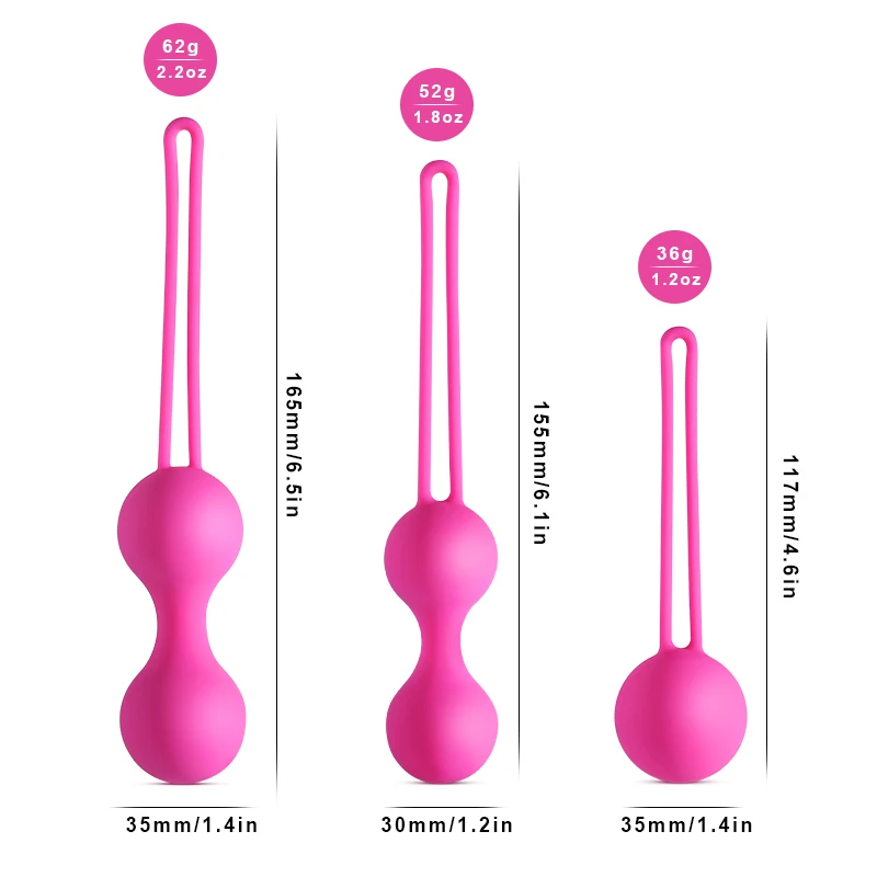 Safe Silicone Kegel Ball Exerciser Pelvic Floor Muscle Trainer Venus Ball Perinee Tighten Sex Toys for Women Vaginal Geisha