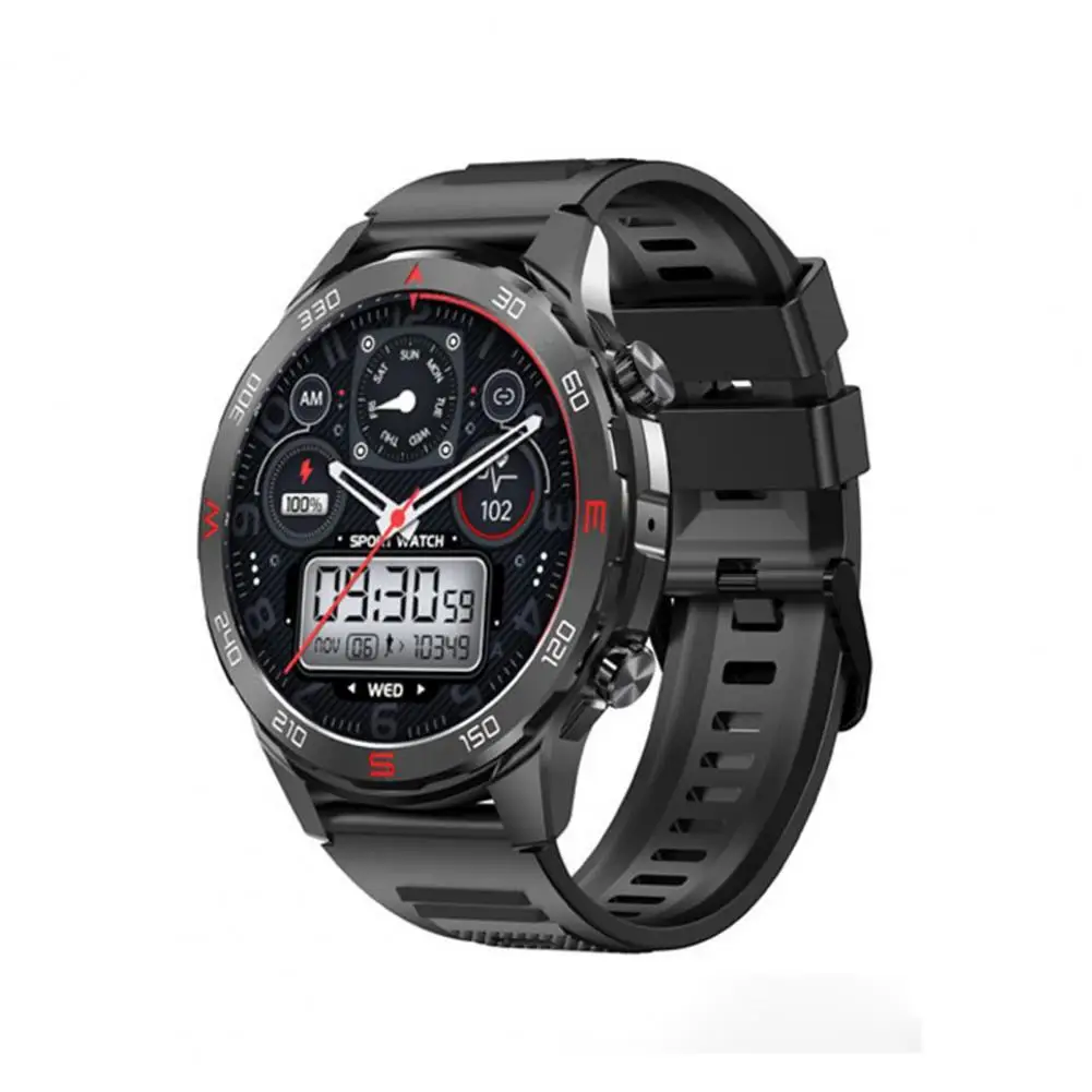 

Watch with Multiple Menu Modes Hd-compatible Touchscreen Smartwatch 1.6-inch Round Dial Ip67 Waterproof