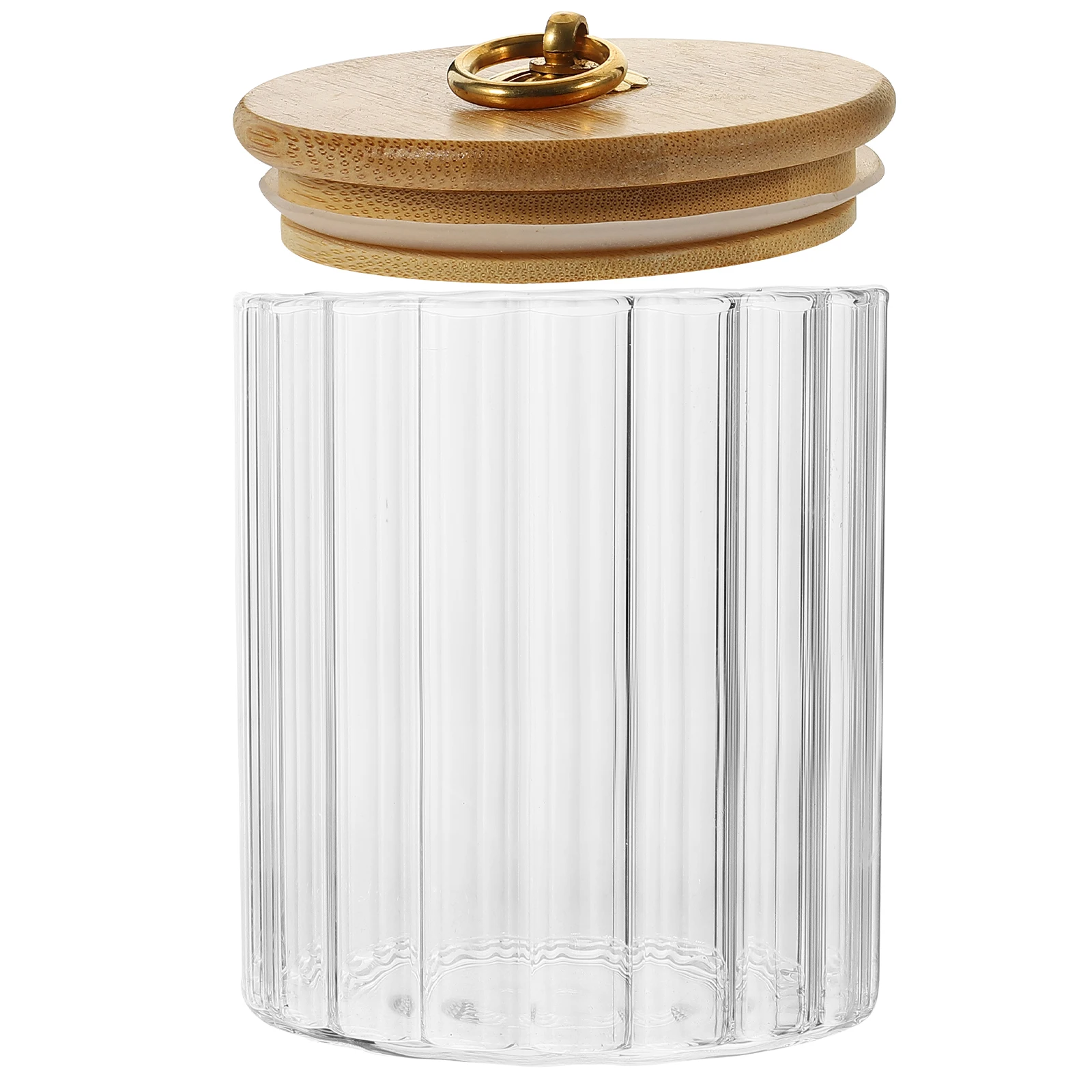 

Glass Storage Jars 500ml Bamboo Lid Airtight Containers Spice Coffee Tea Sugar Kitchen Canisters Glass Food Can Wide Mouth Easy
