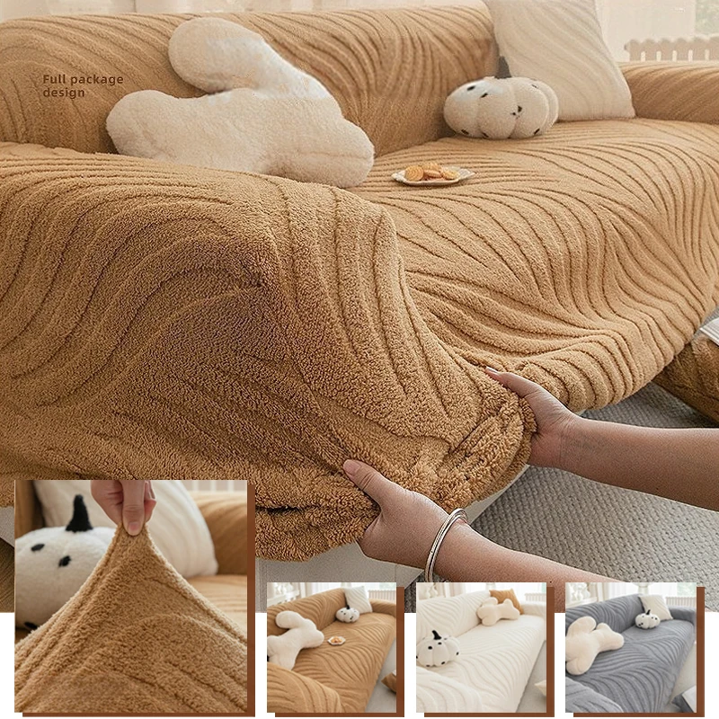 

2026 New All Inclusive Sofa Cover 1/2/3/4/5Seater High-end Feeling Elasticity All Season Universal Anti Cat Paw Full Cover Towel