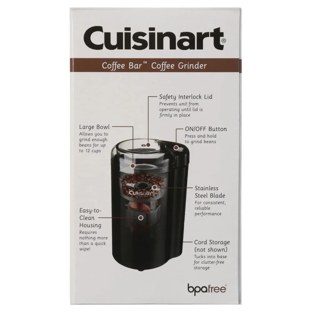 Black Coffee Grinder Convenient and Easy To Clean