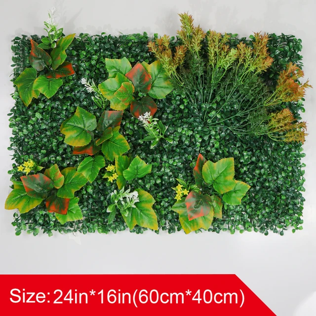 Künstliche Gras-Wandpaneele Für Innen & Außen – 25,4 X 25,4 Cm, Sichtschutz & Deko In Grün