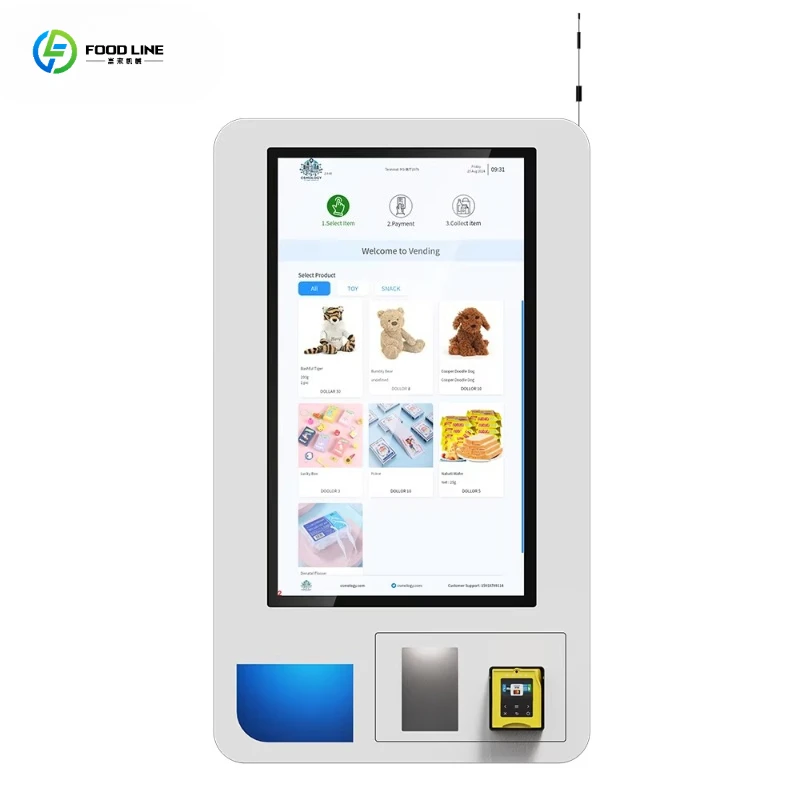 Direct Manufacturer Smart 32 Inch Touch Screen Small Mini Automatic Wall Mounted Vending Machine Supplier for Cosmetic Cigarette