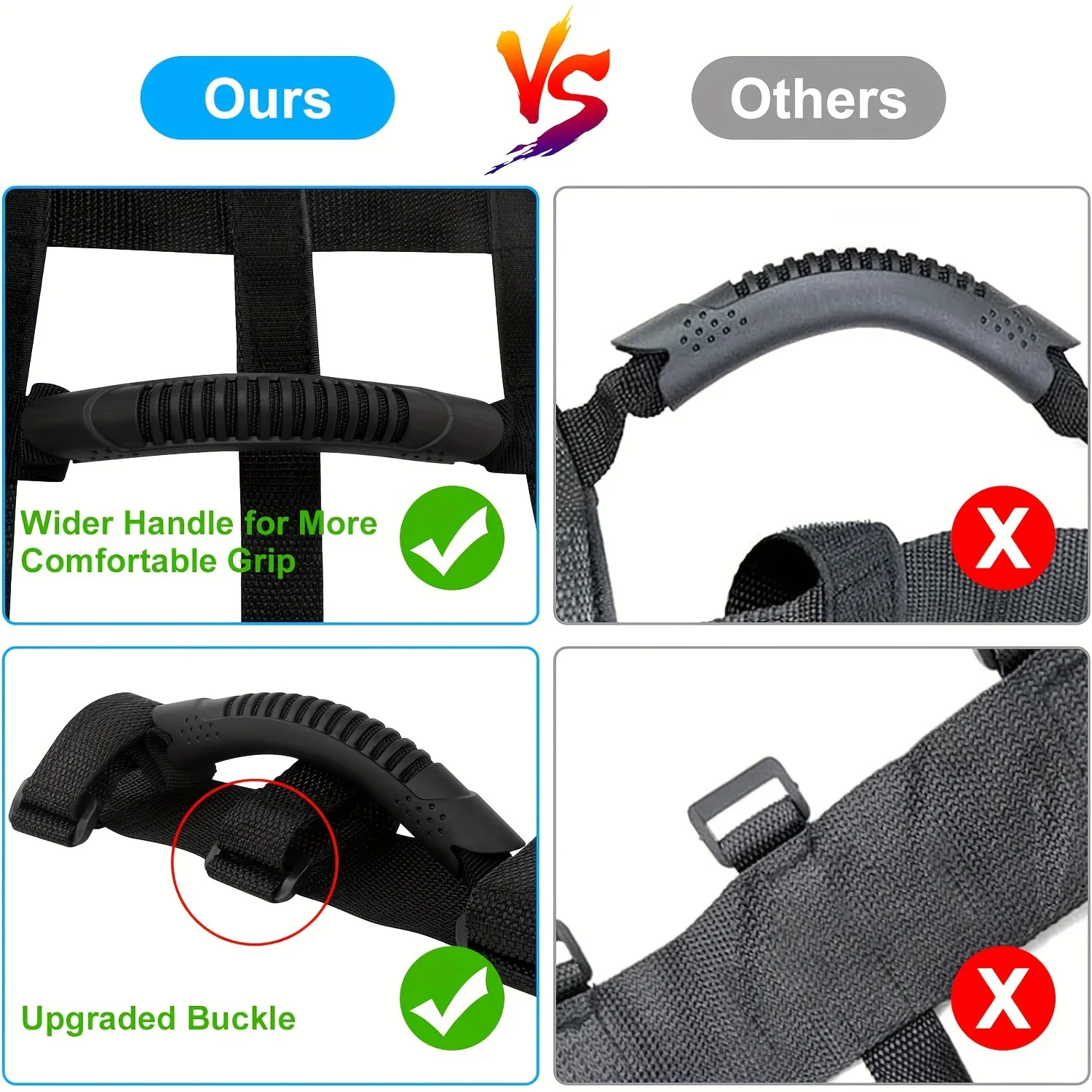 Set tali bahu + tali pembawa, 2 buah tali bahu Universal dapat disesuaikan untuk sepeda, aksesori skuter