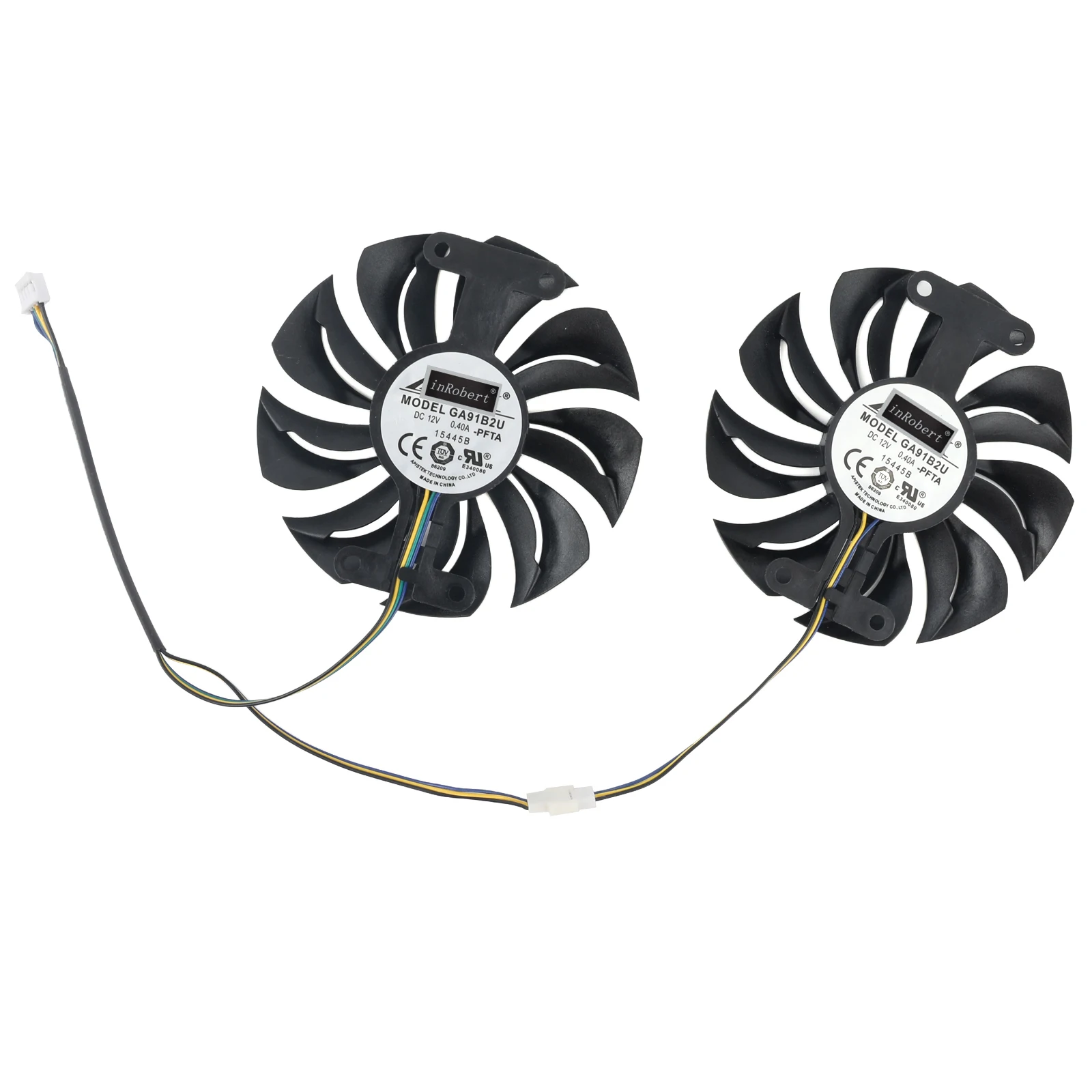 GA91S2U Powercolor Rode Duivel RX580 Gpu Koeler Koelventilator Voor Radeon Rode Draak Ax Rx 480 470 580 Video Kaarten als Vervanging Fan