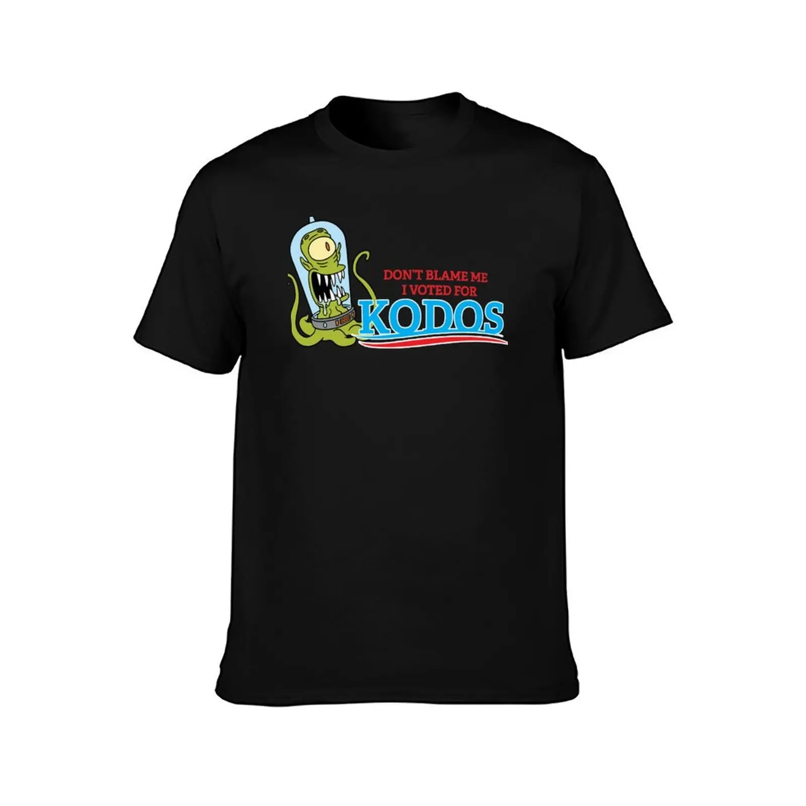 Don't Blame Me I Voted for Kodos T-Shirt, Summer Casual Cotton Tee, Oversized Streetwear Tops, Vintage Graphic Print