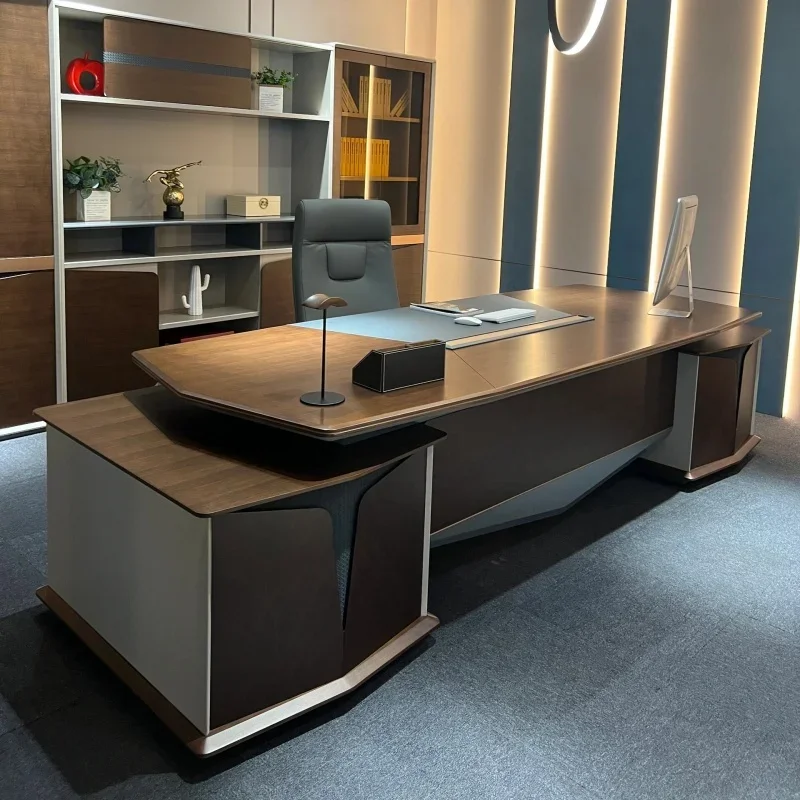 Designer Quality Computer Desks Drawers Wooden Modern European Office Desk Conference Creativity Mesa Escritorio Desk Furniture