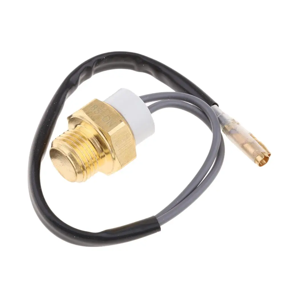 Radiator Fan Switch Brass Temperature Sensor Electric Thermostat Cooling Engine Sensor for Suzuki BANDIT 250 GSX400 GK7BA