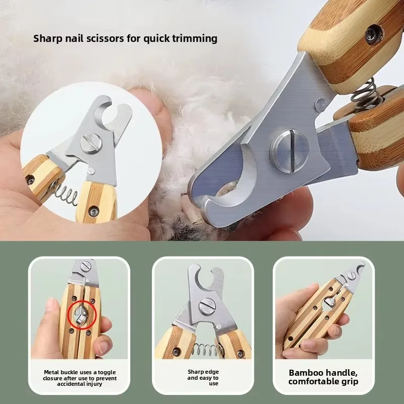 Color Pet Grooming Set Dog Massage Needle Comb Cat Nail Clip Dense Tooth Flea Combs Brush Pet Supplies