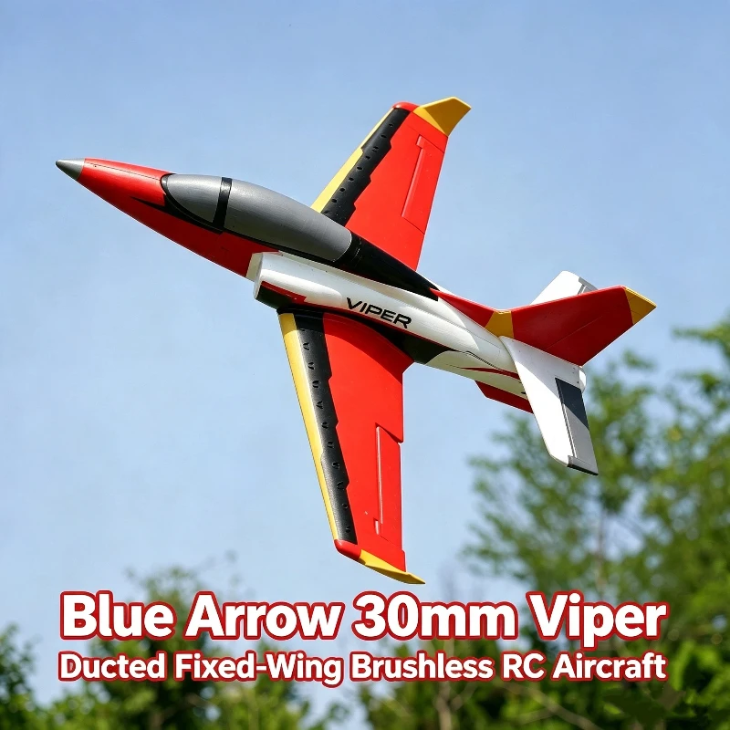 New Blue Arrow 30mm Viper Ducted Fixed Wing Brushless Remote Control Entry-level Fall-resistant Model Aircraft RC Electric Toys